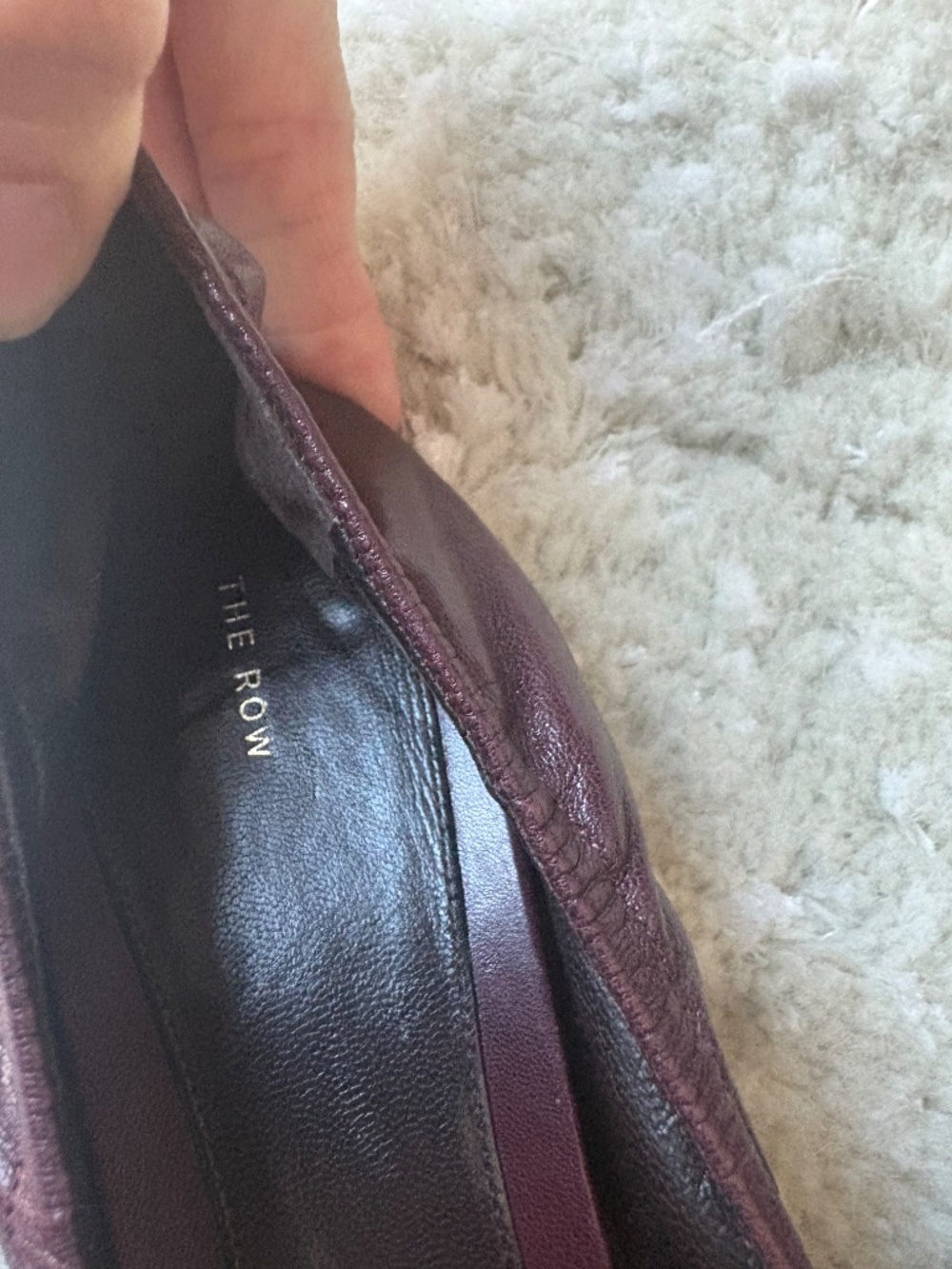 The row Liisa Kitten Heel size 39 burgundy - Picture 10 of 10